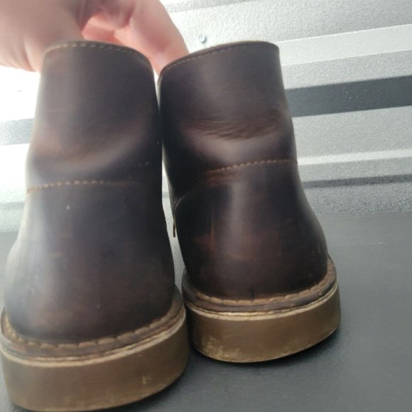 Clarks Leather Chukka Desert Boots 2 Eye 15522 Mens Size 8.5 M - Picture 4 of 6